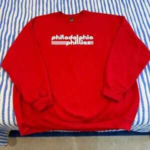 Philadelphia Phillies Crewneck Sweatshirt | Red XXL | NWOT